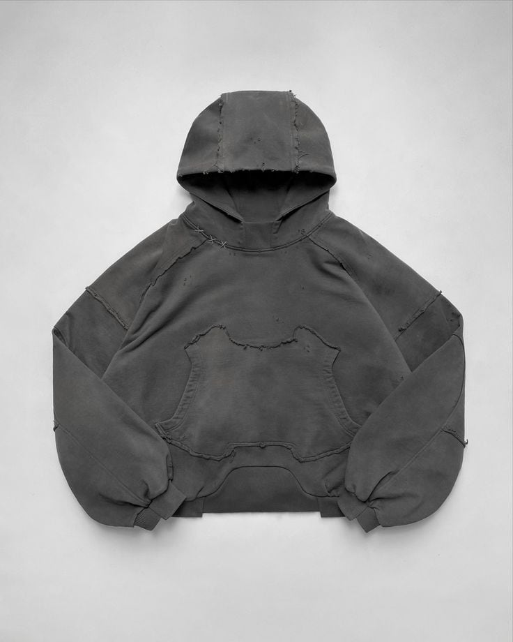 Void hoodie, 480gsm loopback in a boxy cut